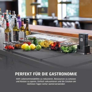 CASO Vacu OneTouch Pro Set Vakuumierer Portabil Pompa Puternica 12 Lmin - Img 3