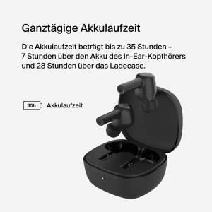Casti audio Belkin SoundForm Pulse, Noise Cancelling, IPX5, Bluetooth 5.2, Negru - Img 2