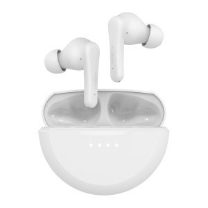 Casti audio Belkin SoundForm Rhythm, wireless, 28 ore autonomie, alb