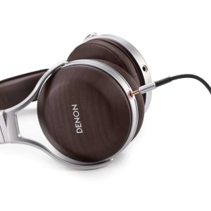 Casti audio Denon AHD5200EM Premium, 50mm, Zebraholz, Piele sintetica - Img 8