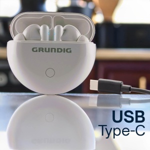 Casti audio Grundig True Wireless Sport - Bluetooth 5.3, 9 ore autonomie, alb - Img 7