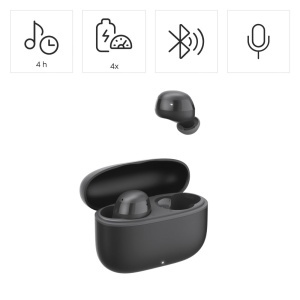 Casti audio Hama Freedom Buddy II, True Wireless, 20 ore autonomie, negru - Img 2