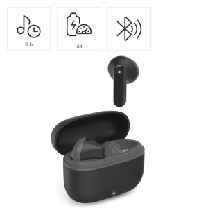 Casti audio Hama Freedom Light II, Bluetooth 5.3, 20h autonomie, negru - Img 2