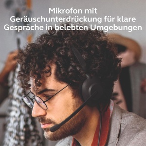 Casti audio Jabra Evolve 10 cu microfon cu anulare a zgomotului, USB-A, negru - Img 3
