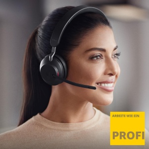Casti audio Jabra Evolve2 65, wireless, cu anulare zgomot, negru - Img 2