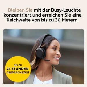 Casti audio Jabra Evolve2 75, wireless, activare zgomot, negru - Img 6