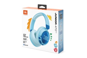 Casti audio JBL Junior 470 NC, Bluetooth, Noise-Cancelling, Albastre - Img 8