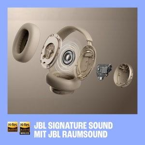 Casti audio JBL Live 780NC, Noise Cancelling, Negru, Hi-Res Audio - Img 6