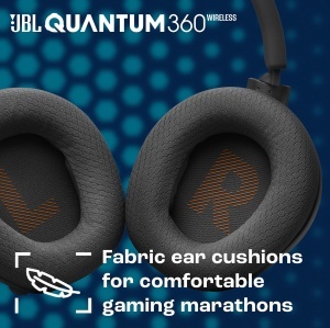 Casti audio JBL Quantum 360, wireless, 22 ore autonomie, negru - Img 2