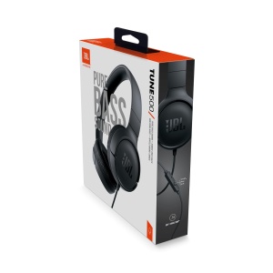 Casti audio JBL Tune500, cablu, sunet de bas pur, culoare albastra - Img 8