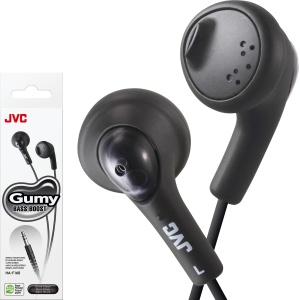 Casti audio JVC HAF160B, negru, cablu de 1m, impedanta 16 Ohm