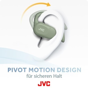 Casti audio JVC NEARPHONES HA-NP40T-G, True Wireless, 26 ore autonomie, IPX4, Verde - Img 4
