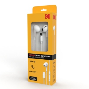 Casti audio KODAK 210 cu microfon, USB-C, sunet stereo - Img 2