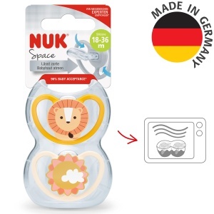 Casti audio NUK Space pentru bebelusi, BPA-free, cu design 3D, cutie reutilizabila - Img 6