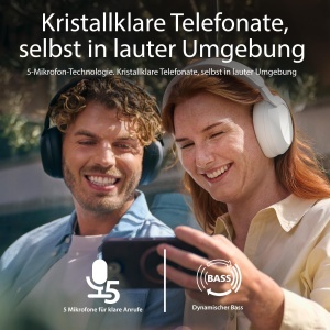 Casti audio Philips TAH8000EBK00, Bluetooth, 70 ore autonomie, Negru - Img 5