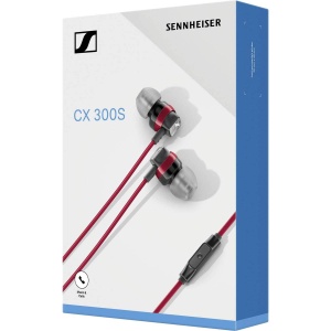 Casti audio Sennheiser CX 300S, in-ear, cu telecomanda, rosu - Img 4