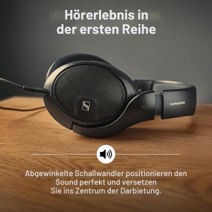 Casti audio Sennheiser HD 560S, Over Ear, Negru - Img 5