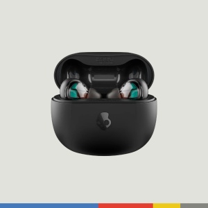 Casti audio Skullcandy Rail, 42 ore autonomie, Skull-iQ, negru - Img 2