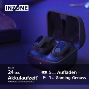 Casti audio Sony INZONE Buds WF-G700N, True Wireless, Noise Cancelling, Negru - Img 5
