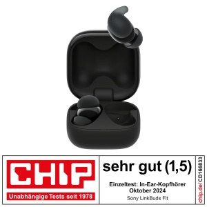 Casti audio Sony LinkBuds Fit - Noise Cancelling, 21h autonomie, IPX4, Negru - Img 2