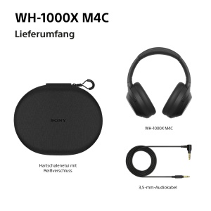 Casti audio Sony WH-1000XM4C cu Noise Cancelling, 34 ore autonomie, design pliabil - Img 10