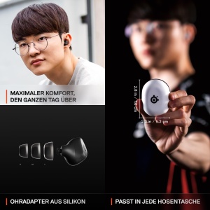 Casti audio SteelSeries Arctis GameBuds, Wireless, 40h autonomie, ANC - Img 6