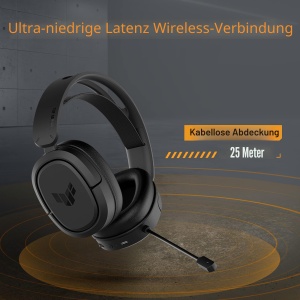 Casti audio wireless ASUS TUF H1, 7.1 surround sound, 25 metri raza - Img 2