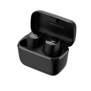 Casti audio wireless Sennheiser CX Plus, anulare zgomot, autonomie 24h, negru