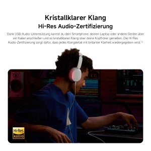 Casti audio Xiaomi Redmi cu Noise Cancelling, 72 ore autonomie, Negru - Img 2