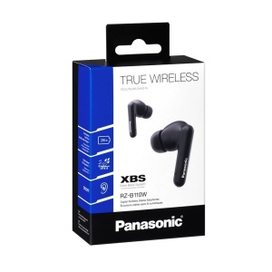 Casti fara fir Panasonic RZ-B110WDE-K, Bluetooth 5.3, cu microfon incorporat, XBS, pana la 26 de ore de viata a bateriei, cu carcasa de incarcare, negru - Img 5