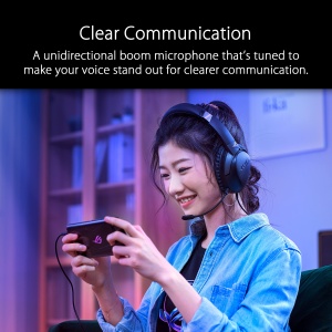 Casti Gaming ASUS ROG Strix Go Core Negru Sunet Hi-Res Microfon AI Noise-Cancelling - Img 5