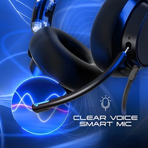 Casti gaming Skullcandy SLYR Pro Over-Ear Multi-Platform Albastru Sunet imbunatatit - Img 3