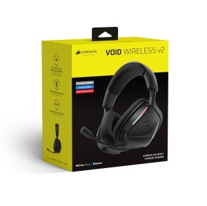 Casti Gaming Wireless Corsair Void v2 Dolby Atmos Bluetooth 70 ore autonomie Carbon - Img 9