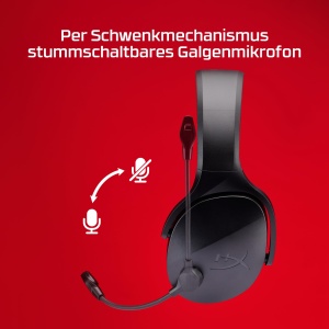 Casti gaming wireless HyperX Cloud Jet, 2.4GHz si Bluetooth, 25 ore autonomie, Negru - Img 10