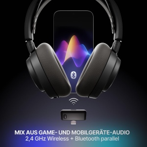 Casti Gaming Wireless SteelSeries Arctis Nova 7 Gen 2 50h autonomie Bluetooth si 24 GHz Compatibilitate Multi-Platforma - Img 4