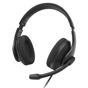 Casti Hama HS-USB300 V2 Over-Ear cu Microfon Negru USB-A 2m Cablu