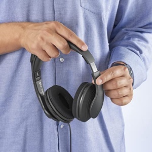Casti Hama HS-USB300 V2 Over-Ear cu Microfon Negru USB-A 2m Cablu - Img 11