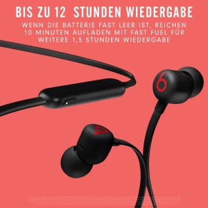 Casti intraauriculare Beats Flex - cip Apple W1, casti magnetice intraauriculare, Bluetooth clasa 1, redare 12 ore, wireless - negru - Img 2