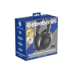 Casti pentru jocuri PS5 fara fir SteelSeries Arctis Nova 5P - Drivere magnetice din neodim - 100+ presetari audio - Durata de viata a bateriei de 60 de ore - 2.4GHz sau BT - ClearCast Gen2.X Mik - Pentru PS4/5, PC, Switch, Mobile - Img 14