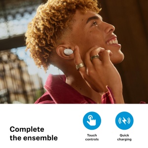 Casti Sennheiser ACCENTUM True Wireless - Sunet clar cu ANC hibrid, design ergonomic, durata de viata a bateriei de 28 de ore, interfata tactila si sistem de microfon dublu pentru apeluri telefonice - Negru - Img 8