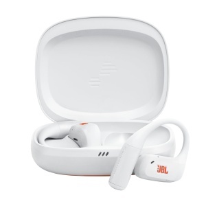 Casti sport wireless JBL Endurance Zone, 32 ore autonomie, IP68, Alb