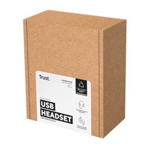 Casti Trust Roha II Max USB-C cu Microfon Over-Ear 85 Plastic Reciclat Negru - Img 15