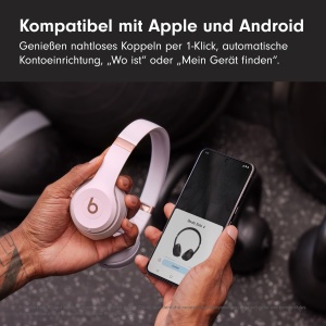 Casti wireless Beats Solo 4 Bluetooth 50 ore autonomie Cloud Pink - Img 6
