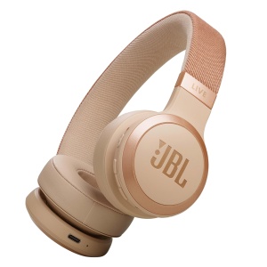Casti wireless JBL Live 670NC Bluetooth On-Ear Noise Cancelling Sandstone