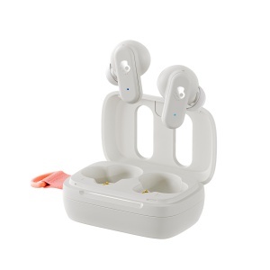 Casti wireless Skullcandy Dime 3 20 ore autonomie microfon compatibile Bluetooth alb