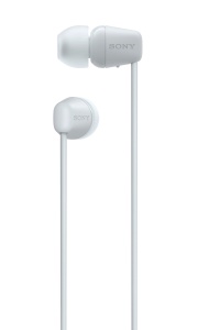 Casti wireless Sony WI-C100 Bluetooth 25 ore autonomie microfon integrat Alb - Img 2