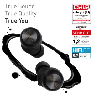 Casti wireless Technics EAH-AZ100E-K cu functie Noise Cancelling Negru - Img 2