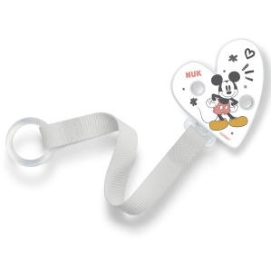Catarama pentru suzete NUK Mickey Maus cu sistem de prindere simplu, design modern - Img 2