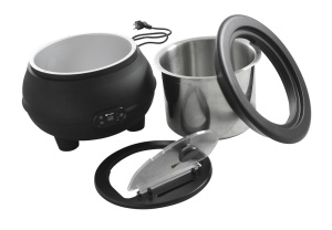 Cazan de supa HENDI 8L, 450W, digital, inox, negru - Img 3