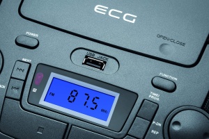 CD-Radio ECG CDR 1000 U Titan cu USB, FM, Control de la Distanta, Gri-Silver - Img 7